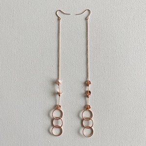 Calisades long statement earrings